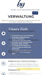 Mobile Screenshot of hg-hausverwaltung.de